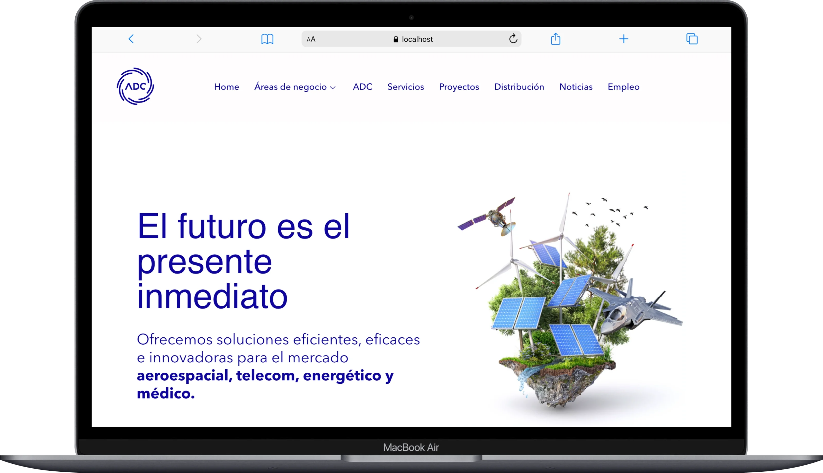 ADC Ingeniería - Rebranding y web corporativa