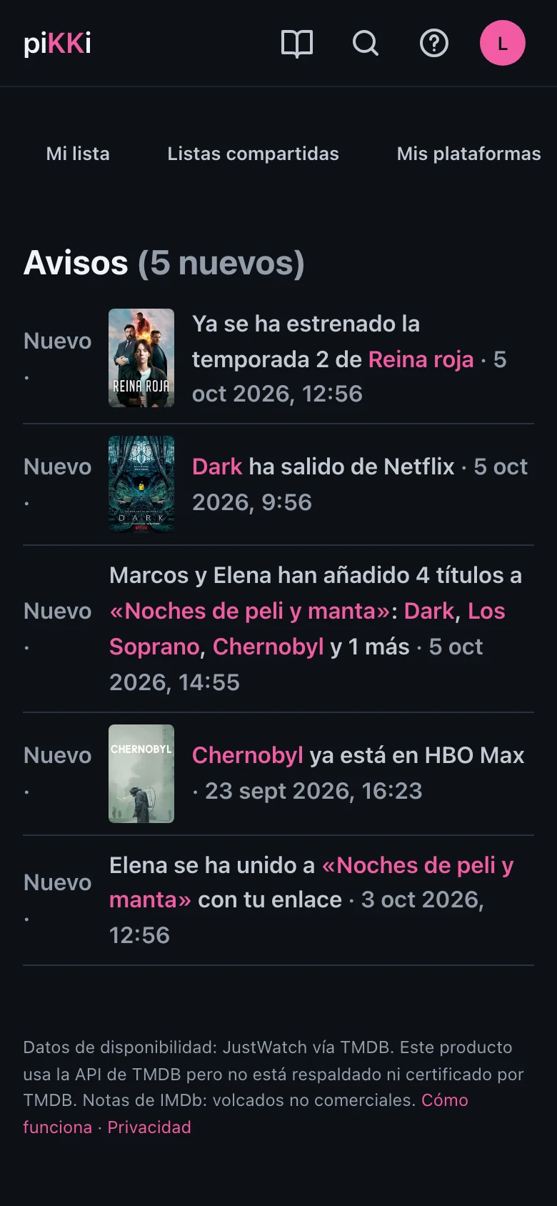 piKKi — Avisos de lo que cambia