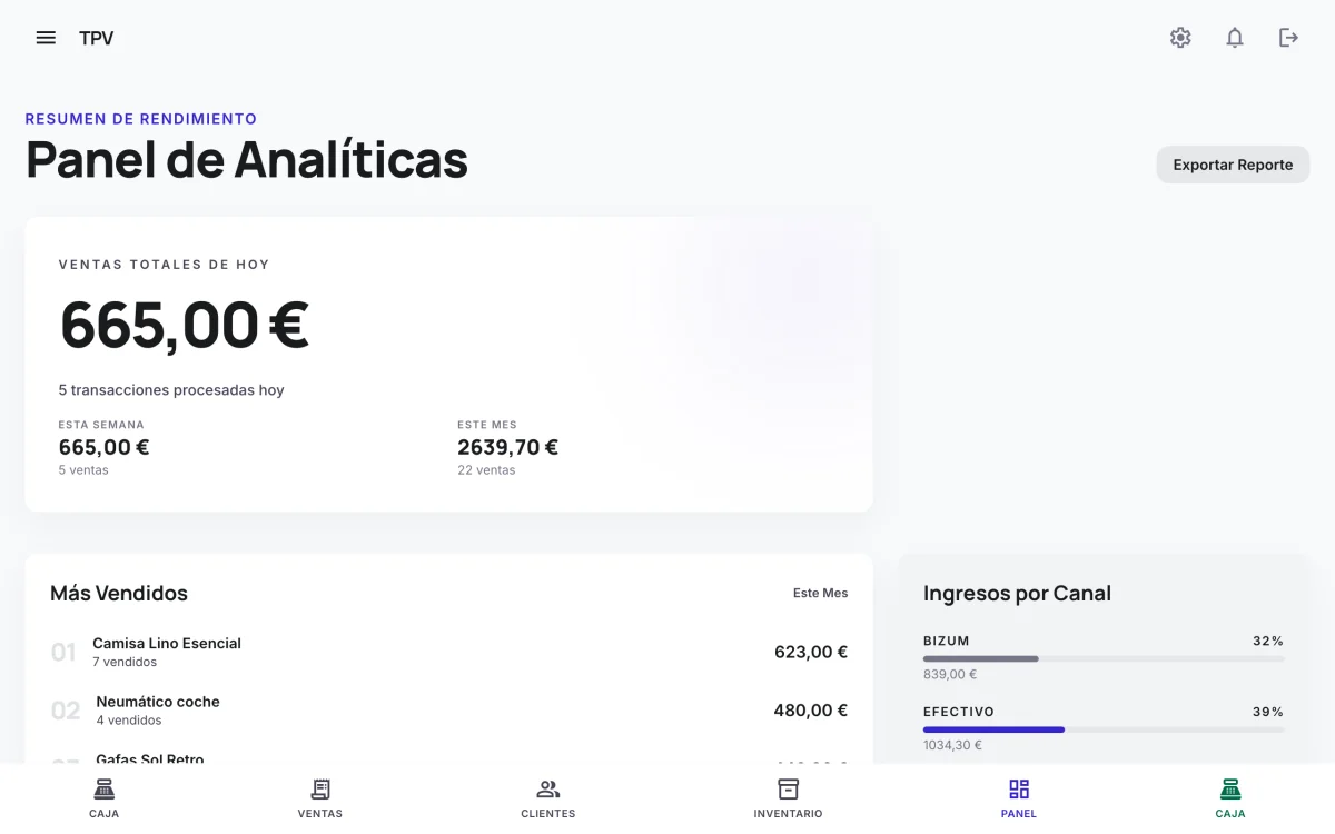 TPV — Terminal Punto de Venta para PyMEs — detalle 2